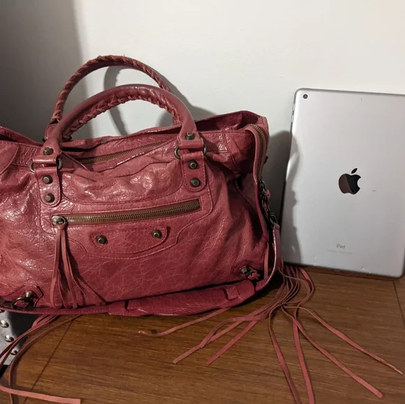 Balenciaga Agneau Classic City Moto Bag - Picture 9 of 10